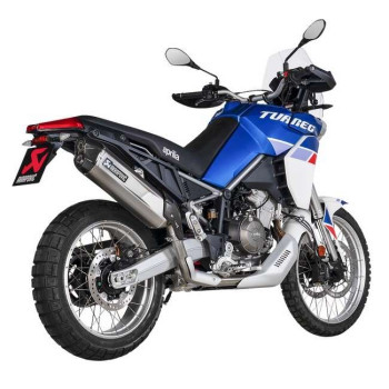 Akrapovic Titanium Aprilia Tuareg 660 ABS-approved muffler (S-A6SO1-HGJT)