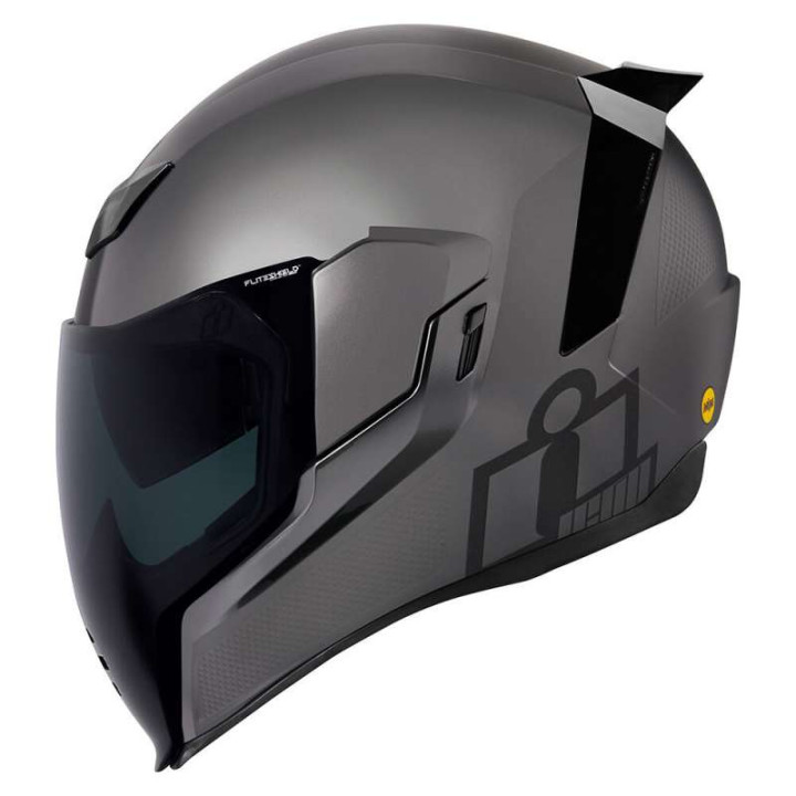 Casque moto Icon AIRFLITE MIPS JEWEL SILVER