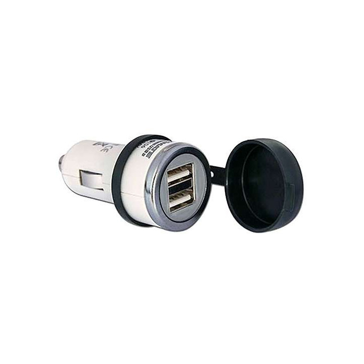 Tecmate O-106 cigar-lighter adapter - dual USB