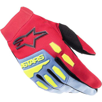 Gants cross Alpinestars FULL BORE Rouge/Bleu/Jaune Gants cross Alpinestars FULL BORE Rouge/Bleu/Jaune