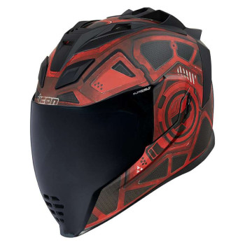 Casque moto Icon AIRFLITE BLOCKCHAIN RED