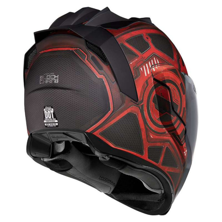 Casque moto Icon AIRFLITE BLOCKCHAIN RED