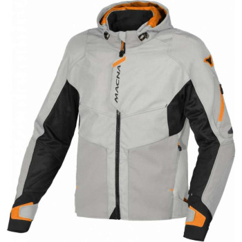 Blouson moto Macna BEACON Gris/Orange