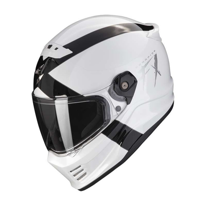 Casque Scorpion COVERT-FX GALLUS Blanc / Noir