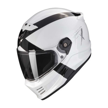Casque Scorpion COVERT-FX GALLUS Blanc / Noir