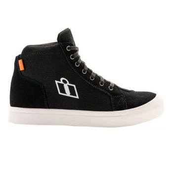 Chaussures moto Icon CARGA Noir/Blanc Chaussures moto Icon CARGA Noir/Blanc