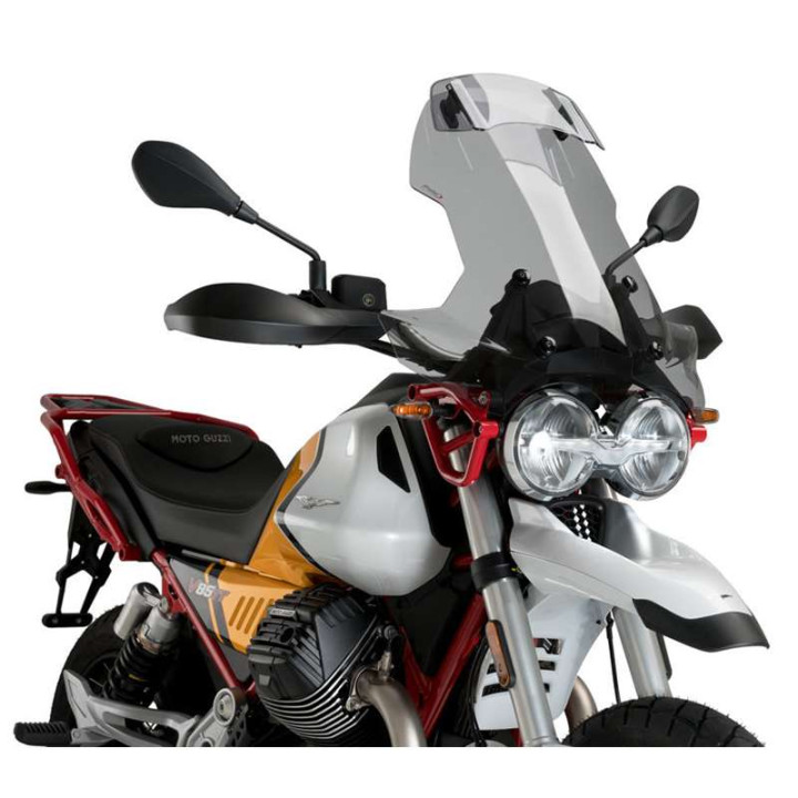 Puig TOURING bubble with spoiler (21442H) MOTO GUZZI V85TT