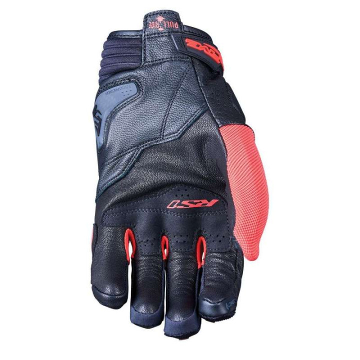 Five RS1 Gloves Black/Red