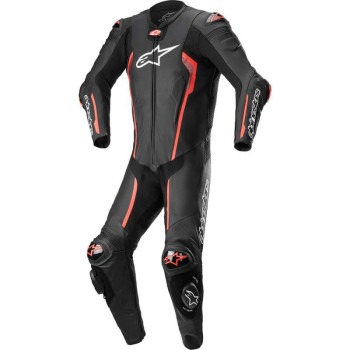 Alpinestars MISSILE V2 leather motorcycle suit Black/Red