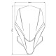 Windshield Puig NEW GENERATION TOURING (20619) MT-07 2021