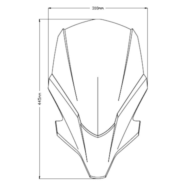 Windshield Puig NEW GENERATION TOURING (20619) MT-07 2021