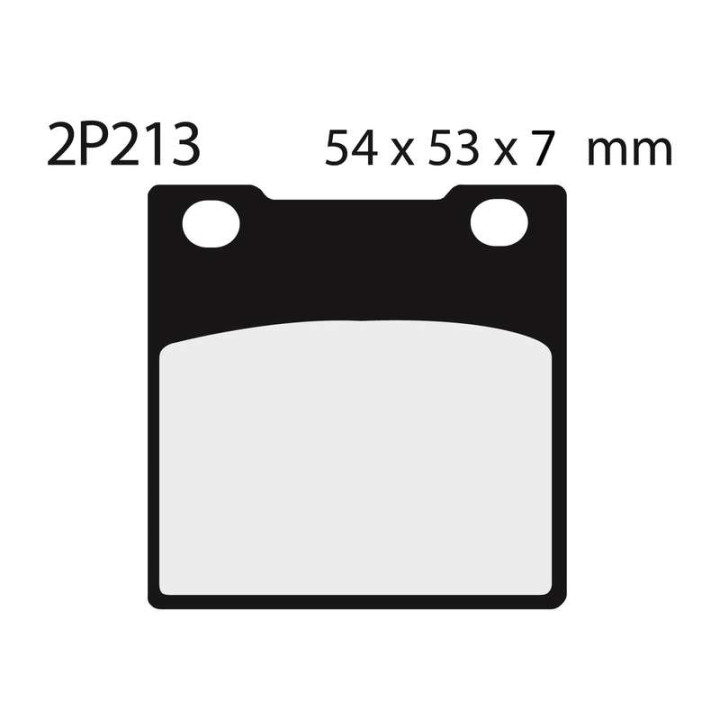 Semi-metal brake pads Nissin 2P213 NS