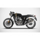 Silencieux homologués (x2) Zard INOX Royal Enfield CONTINENTAL GT/INTERCEPTOR