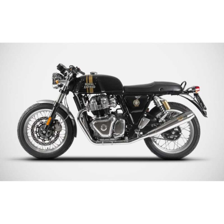 Silencieux homologués (x2) Zard INOX Royal Enfield CONTINENTAL GT/INTERCEPTOR