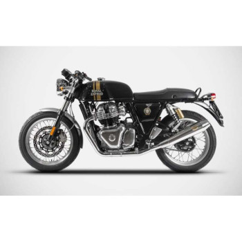 Silencieux homologués (x2) Zard INOX Royal Enfield CONTINENTAL GT/INTERCEPTOR