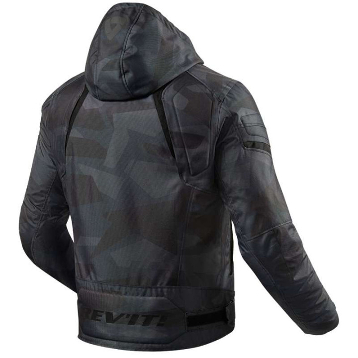 Rev'it FLARE 2 CAMO BLACK/GREY motorcycle jacket