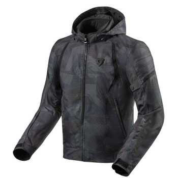 Rev'it FLARE 2 CAMO BLACK/GREY motorcycle jacket