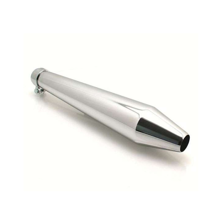 Silencieux universel Bihr PEASHOOTER Chromé