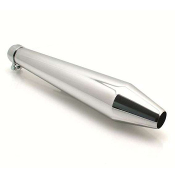 Silencieux universel Bihr PEASHOOTER Chromé