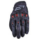 Gants moto d'été Five STUNT EVO 2 Camo Noir/Rouge