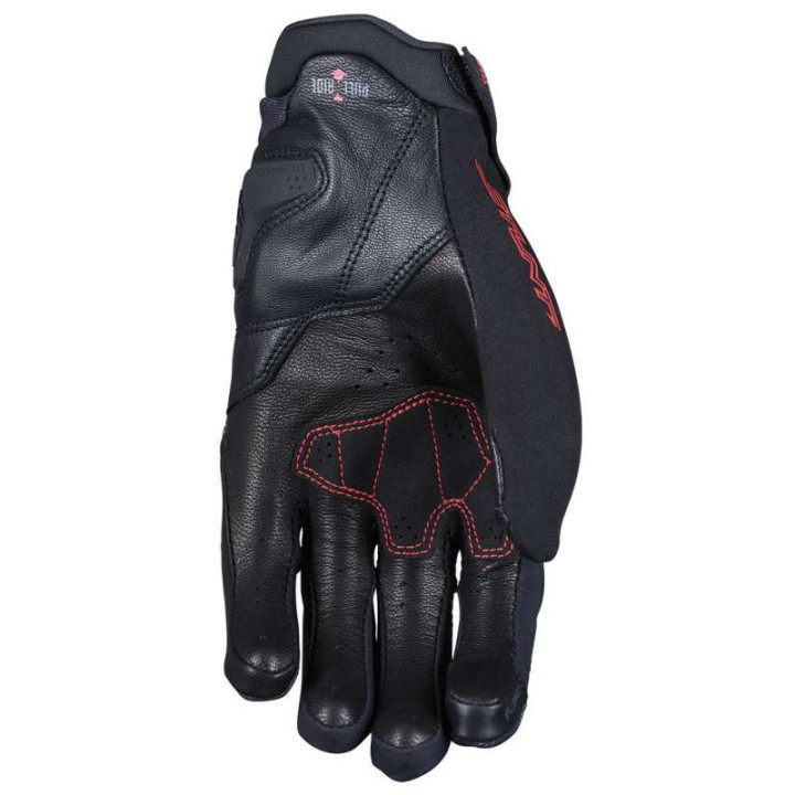 Gants moto d'été Five STUNT EVO 2 Camo Noir/Rouge