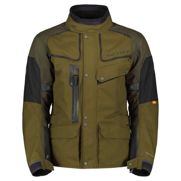 Scott VOYAGER DRYO Motorcycle Jacket Brown/Olive