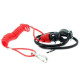 Coupe contact anti-agression rouge