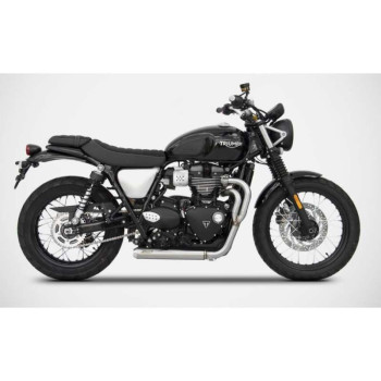 Ligne complète Zard INOX Cross Triumph STREET SCRAMBLER