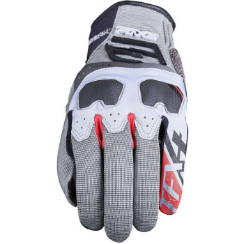 Gants moto Aventure Five TFX4 Gris / Rouge