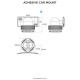 Quad Lock adhesive dashboard car mount