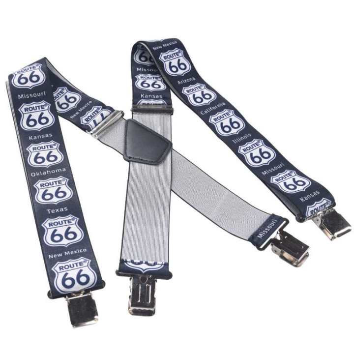 Bike IT ROUTE 66 motorcycle suspenders 