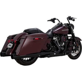 Silencer Vance &amp- Hines TORQUER 450 BLACK (46674) Harley TOURING 17-