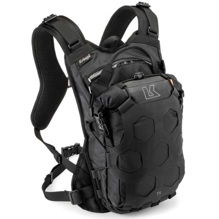 Kriega TRAIL 9 Black motorcycle backpack