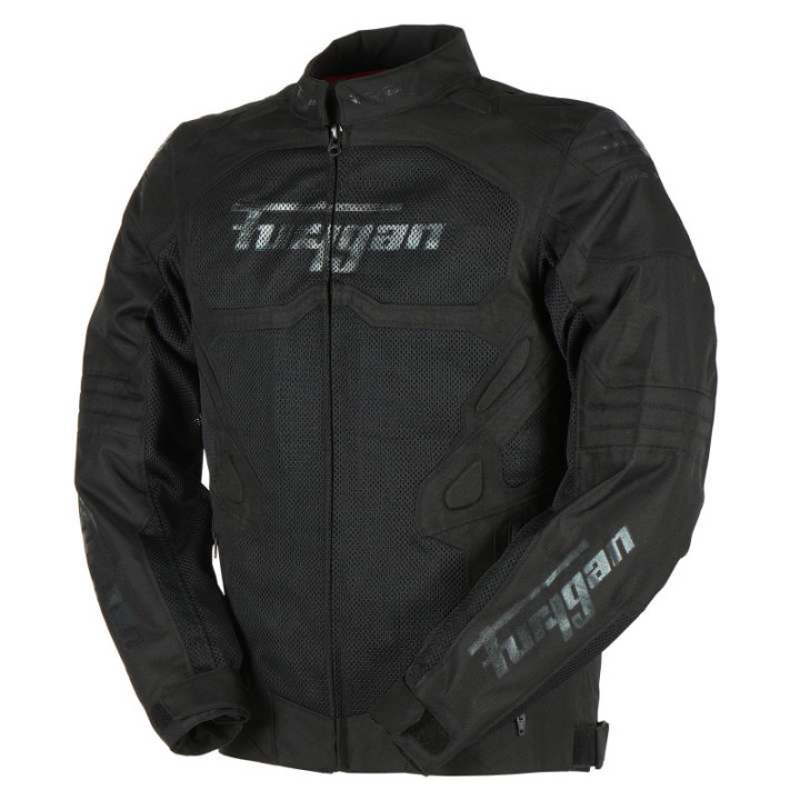 Summer motorcycle jacket Furygan ATOM VENTED EVO Black