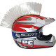 Crête de casque PC Racing MOHAWK