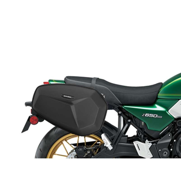 Sacoches cavalières Shad E48SR + écarteurs Z650RS (K0ZR61SR)
