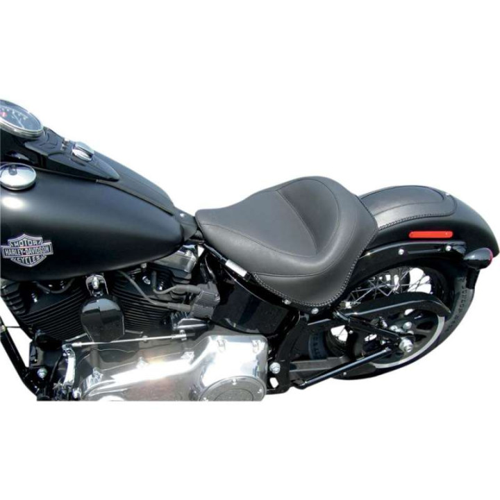 Selle confort Mustang SOLO WIDE Harley Davidson Softail FXS/FLS