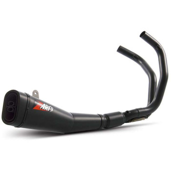 EURO 3 approved complete line Zard INOX Black Yamaha MT-07 14-17 EURO 3 approved complete line Zard INOX Black Yamaha MT-07 14-17