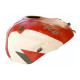 Bagster tank mat red/white/red dot (1381B) Yamaha YZF-R6
