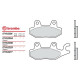 Plaquettes de frein moto sinter Brembo 07YA22SD