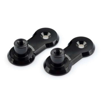 Platines de déport 40mm pour supports repose-pieds réglables Puig Platines de déport 40mm pour supports repose-pieds réglables Puig