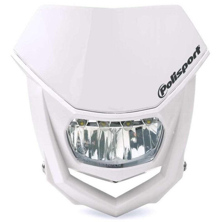 Headlight plate with Polisport HALO LED light