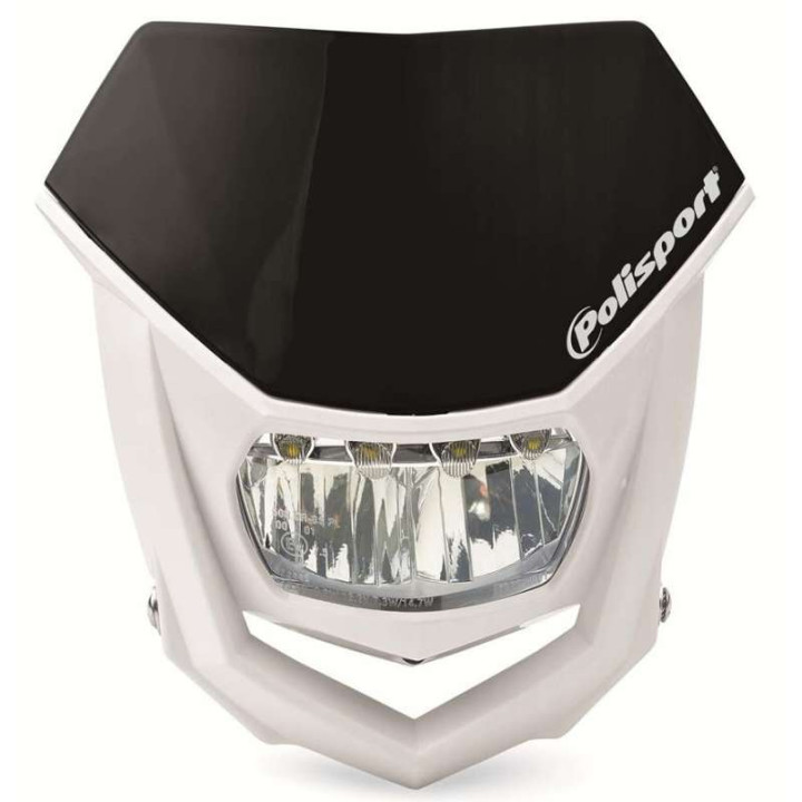 Headlight plate with Polisport HALO LED light