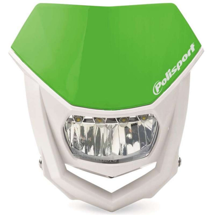 Headlight plate with Polisport HALO LED light