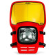 Plaque de phare retro avec feu Acerbis ELBA Rouge