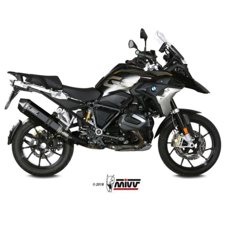 Silencieux homologué Mivv SPEED EDGE Inox noir (B.034.LRB) BMW R1250GS