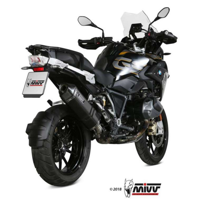 Silencieux homologué Mivv SPEED EDGE Inox noir (B.034.LRB) BMW R1250GS