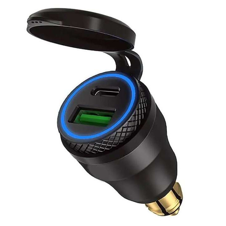 Adaptateur Din/USB & USB-C FULL POWER