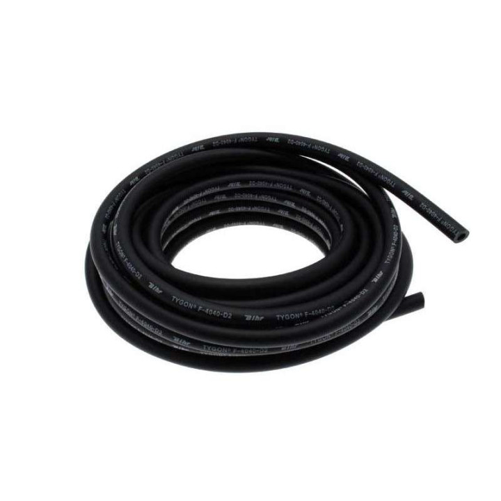 Gasoline braided hose 6x11mm black - 1M