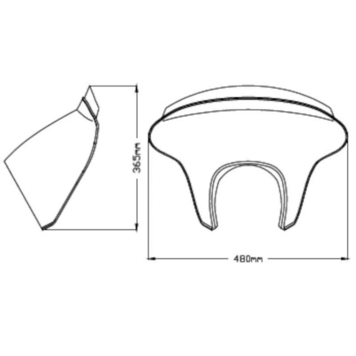 Pare-brise Puig BATWING SML SPORT (21047) BMW R18